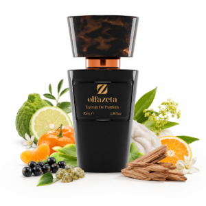 Olfazeta Frozen Crest 044U Produktbild mit Bergamotte, Mandarinorange, schwarzer Johannisbeere, Tee, Galbanharz, Moschus, Pomeranze und Sandelholz